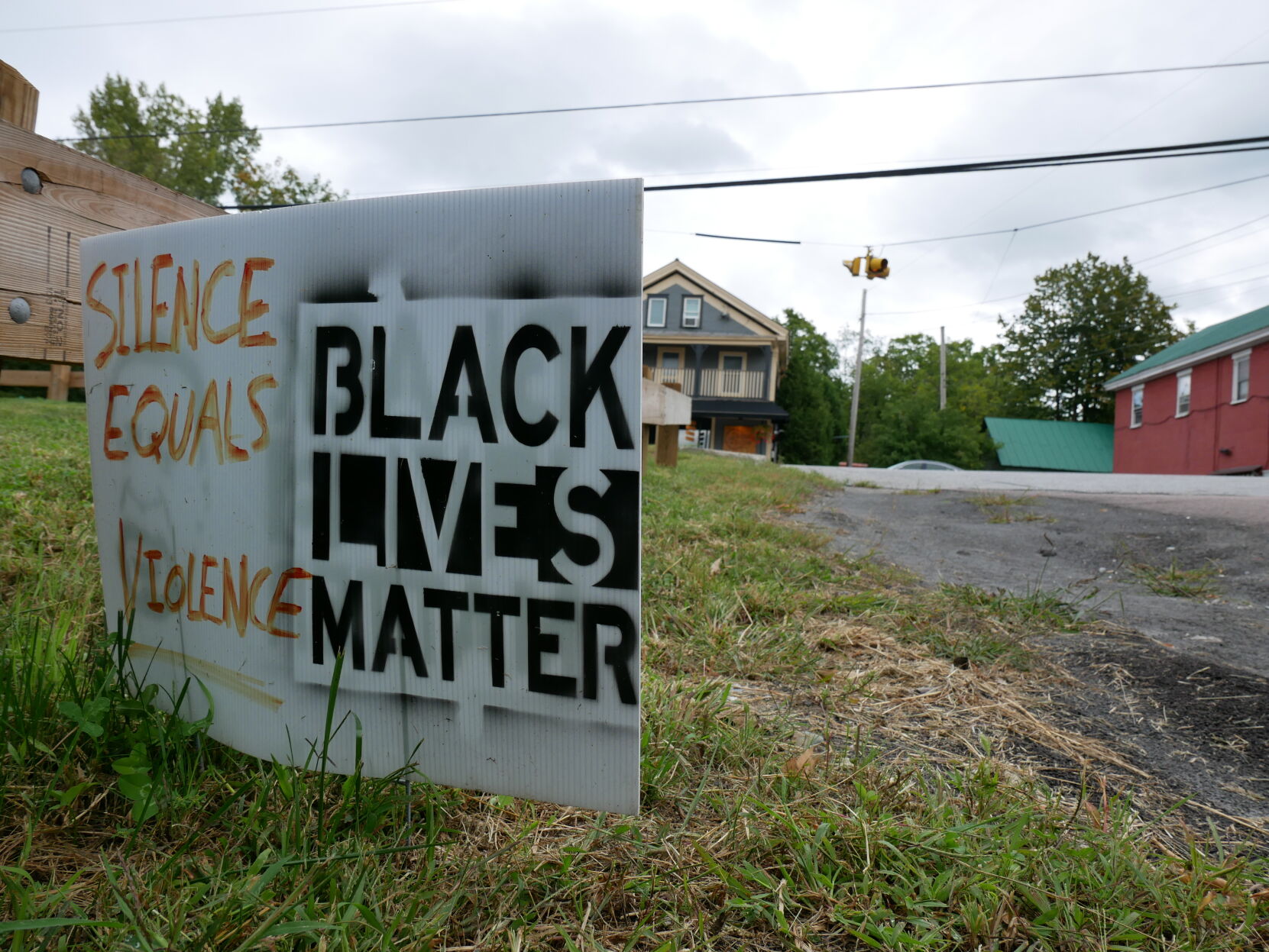 Black Lives Matter sign, Fairfax, 9-1-2020